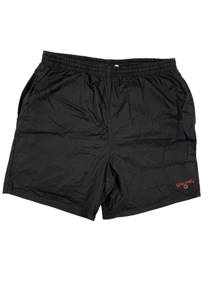Spalding Sport Company Vintage Black Swim Short Trunks Medium