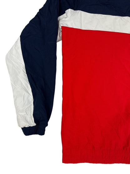 Puma Retro Red Colourblock Zip Track Jacket Large