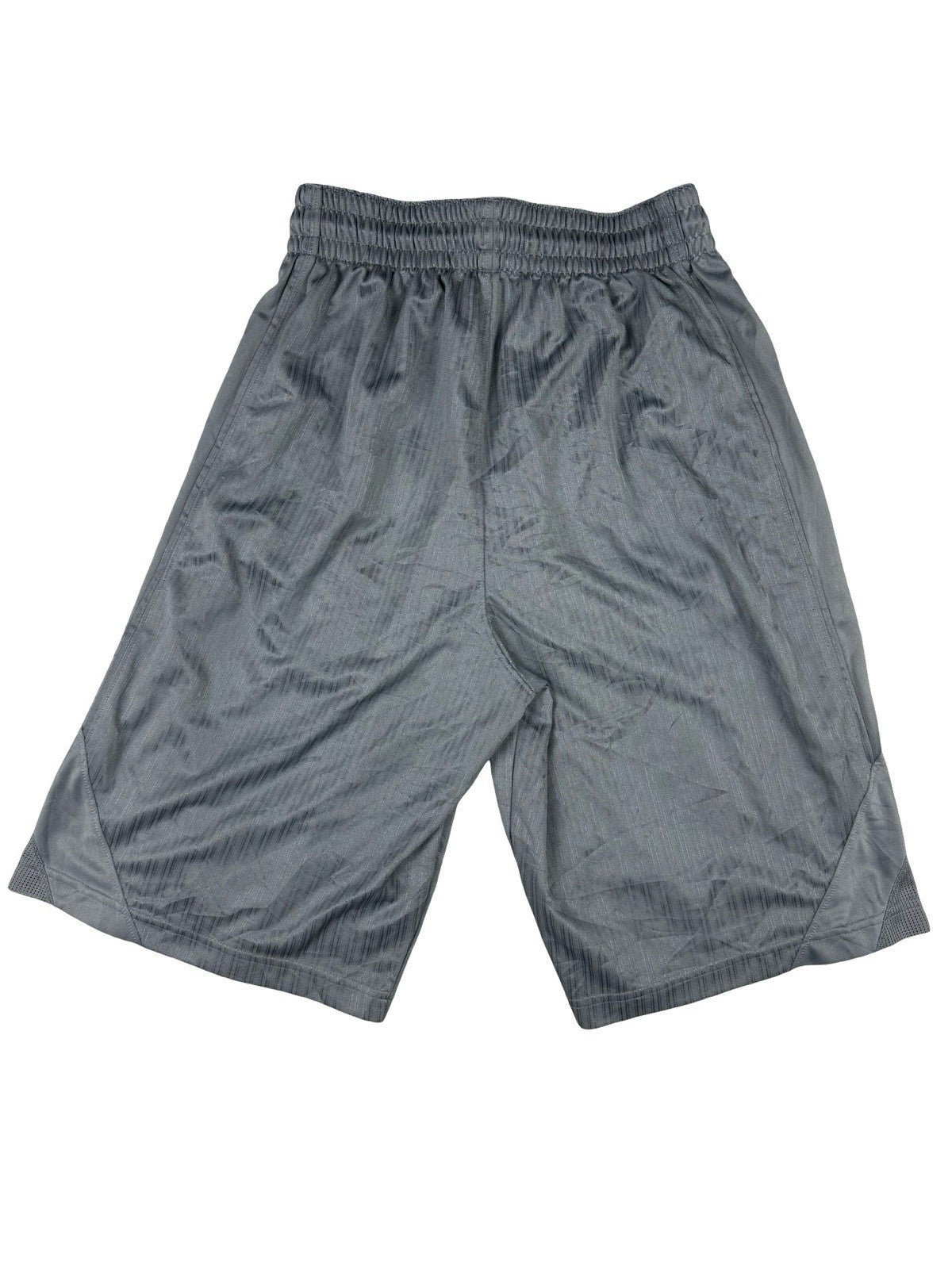 Nike Dri -FIT Grey Striped Layup 2.0 Basketball Sport Shorts Small
