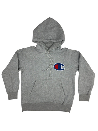 Champion Grey Retro Japanese Line Hoodie XL