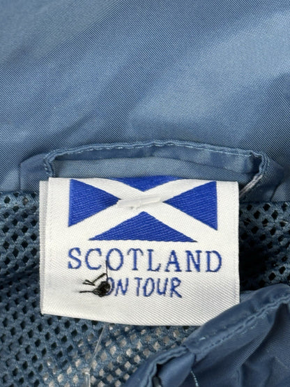 Scotland Rugby Championship 2013 Blue Zip Rain Jacket Medium