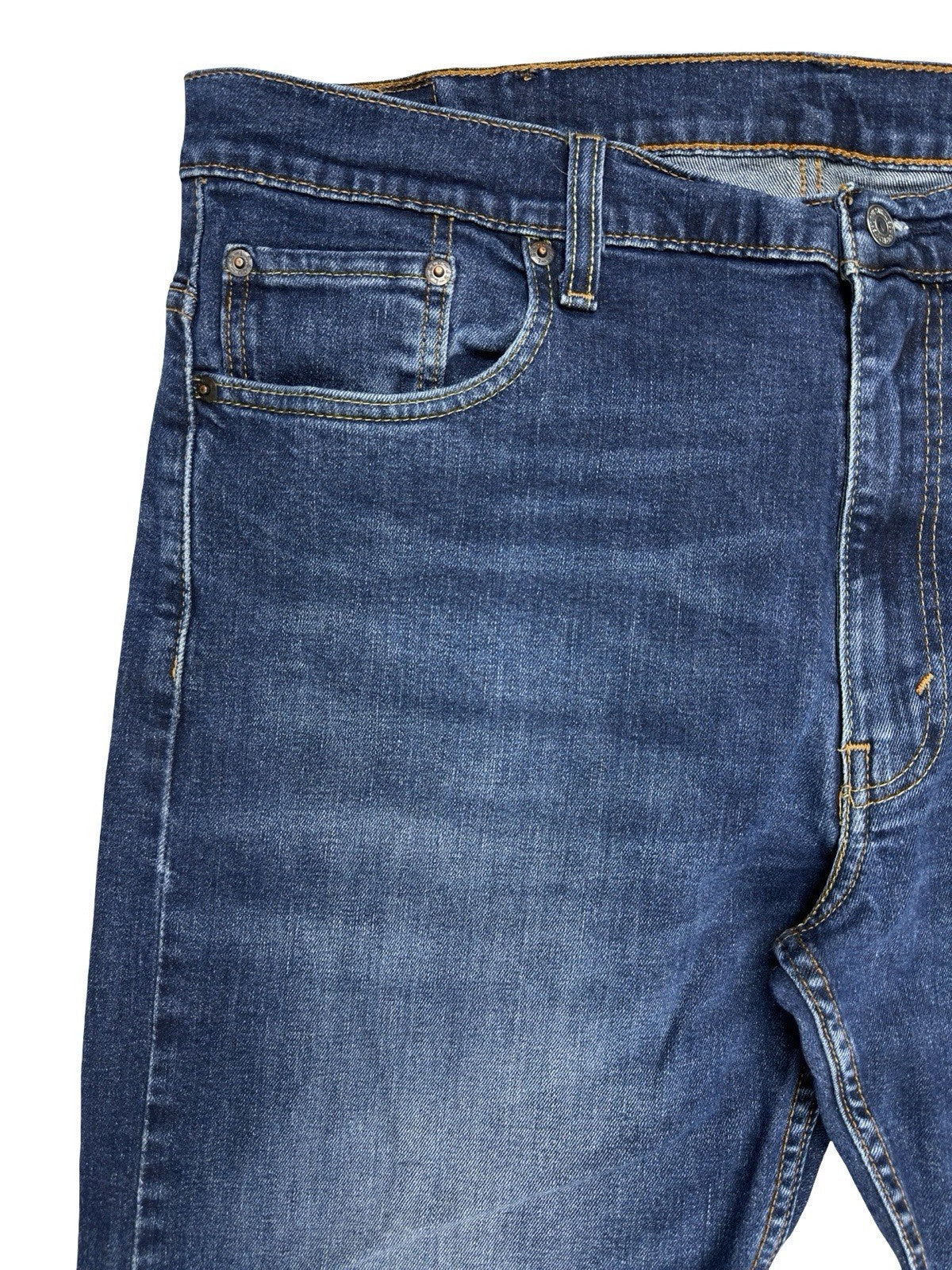 Levi's 569 Loose Straight Fit Blue Denim Jeans 38W 30L