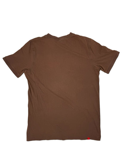 Puma Brown Cotton Blend Top Medium