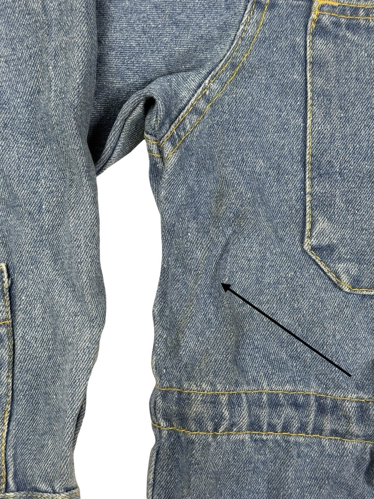 Jean Blue Vintage Blue Denim Work Jacket Small
