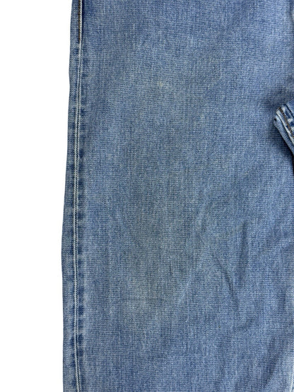 Levi's 501 Vintage Relaxed Fit Tapered Leg Blue Denim Jeans 34W 34L USA