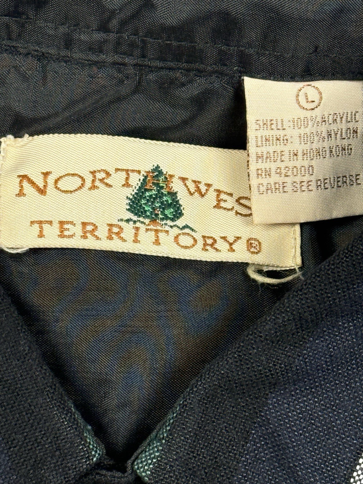 Northwest Territory Vintage 90s Multi Striped Button Closure Shirt Large