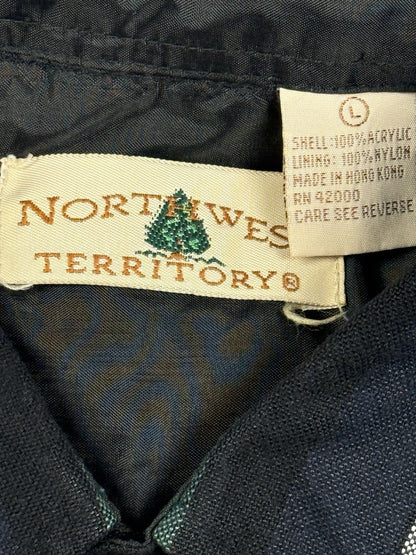 Northwest Territory Vintage 90s Multi Striped Button Closure Shirt Large