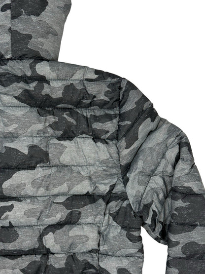 Superdry Grey Camo Fuji Puffer Jacket Medium