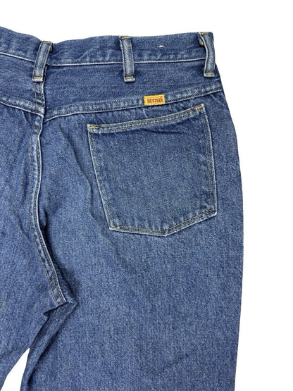 Rustler Wrangler Blue Denim Straight Leg Jeans 32W 30L