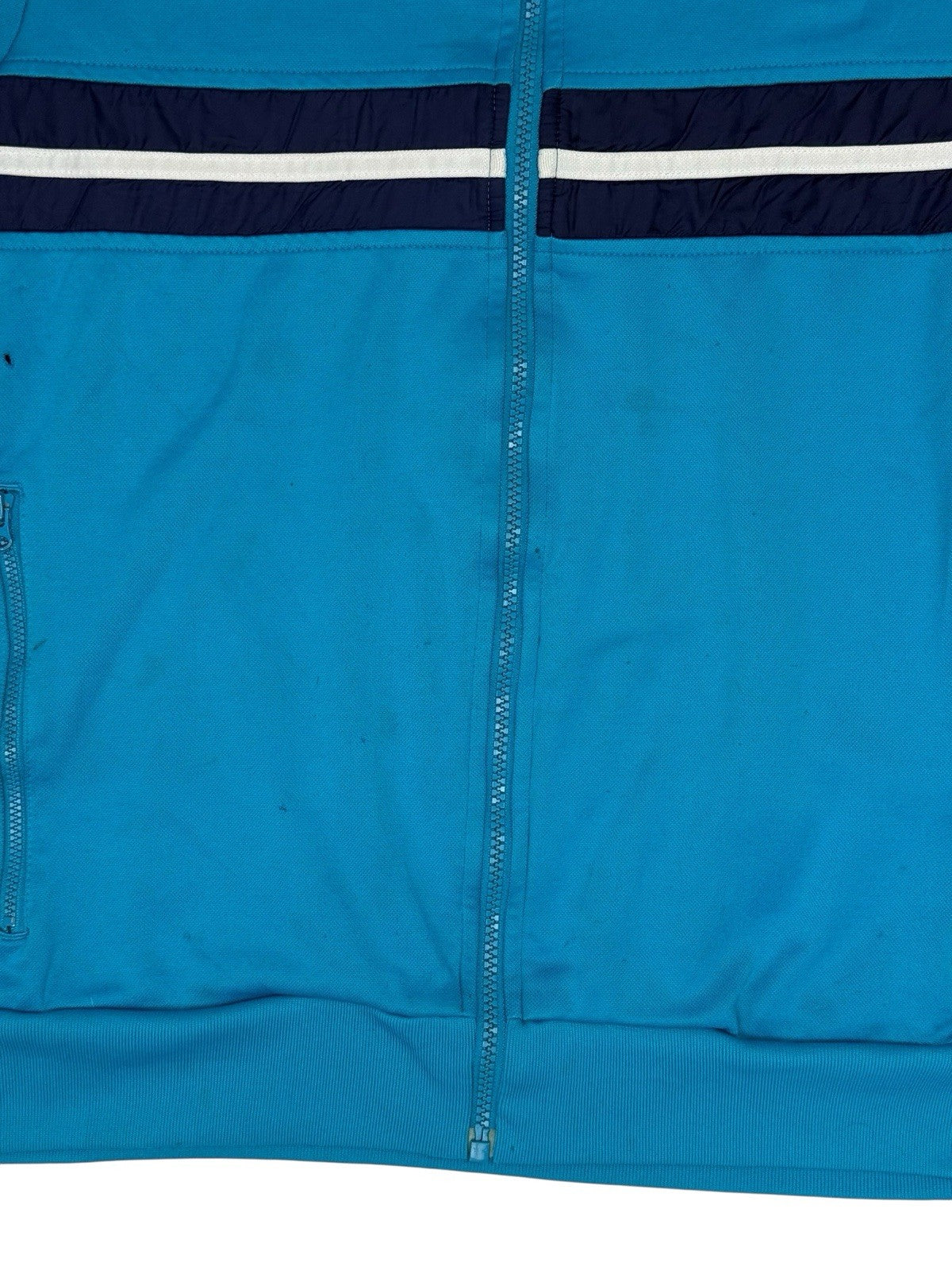 Adidas Real Madrid FC Blue Zip Track Jacket Youth XL (Age 15-16)