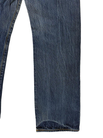 Levi's 501 Blue Denim Straight Leg Jeans Size 29W 30L