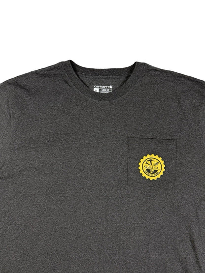 Carhartt Grey Skills USA Long Sleeve Support The Trades Top Loose Fit XL