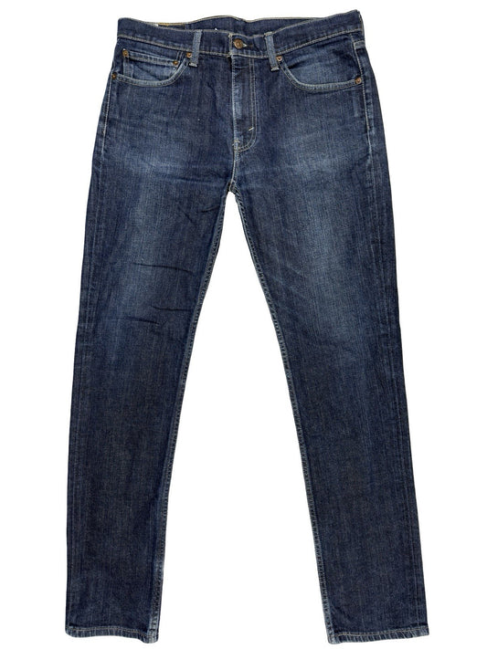 Levi's 511 Slim Fit Straight Fit Blue Denim Jeans 36W 34L
