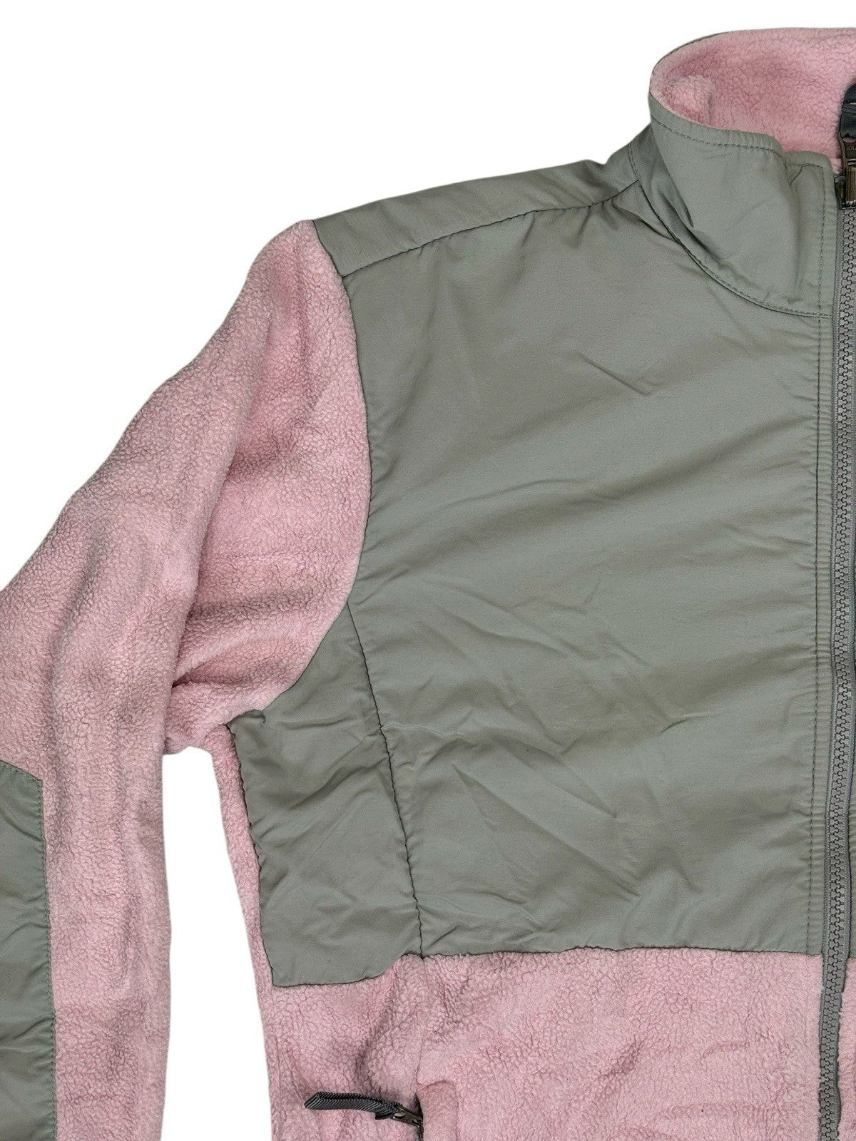 The North Face Pink Fleece Denali Zip Hiking Jacket Youth XL