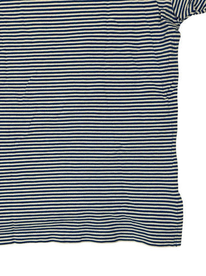 Polo Ralph Lauren Blue Striped Y2K Polo Top Large