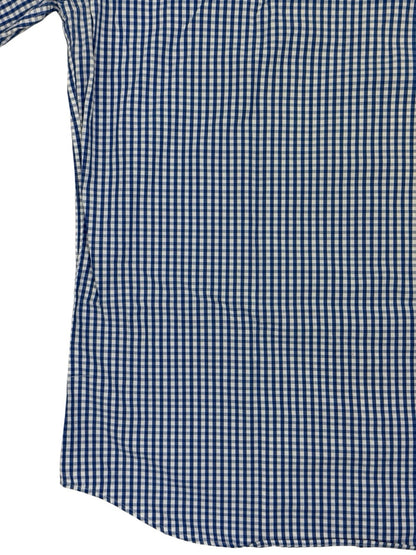 Tommy Hilfiger Blue Check Short Sleeve Shirt Large