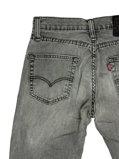 Levi's Grey 511 Slim Jeans 28W 30L