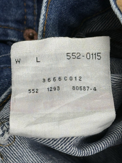Levi's 501 Vintage 90s Blue Denim Straight Leg Jeans 32W 28L Made in USA