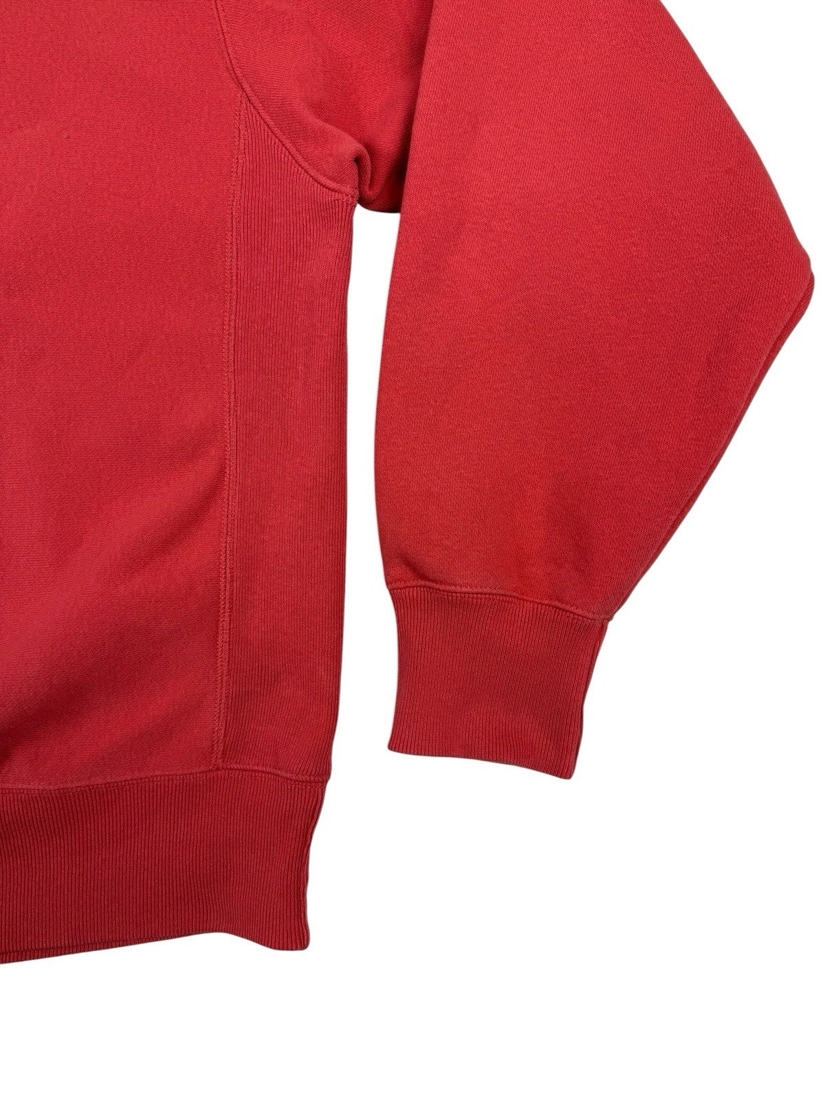 Champion Vintage Orange Reverse Weave Warm Up Jumper Large