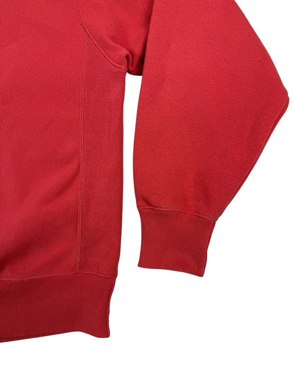 Champion Vintage Orange Reverse Weave Warm Up Jumper Large