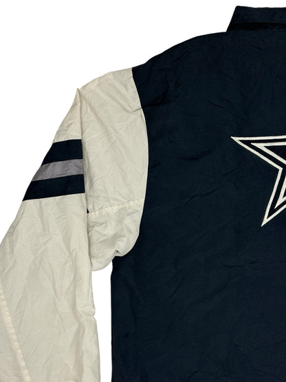 Dallas Cowboys NFL Blue Windbreaker Zip Track Jacket Medium