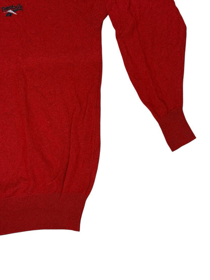 Reebok Red Retro Wool Golf Jumper XL