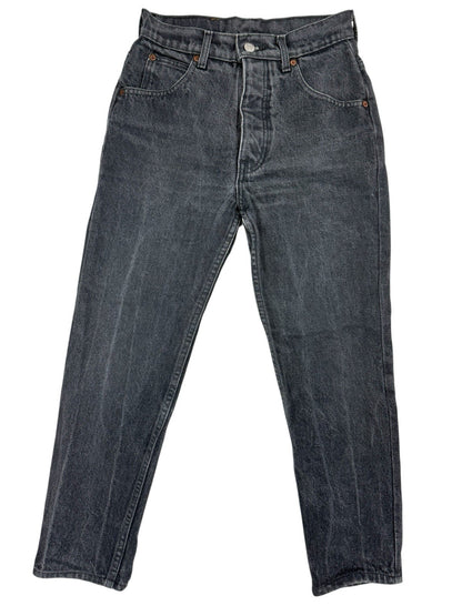 Levi's Grey Denim Tapered Jeans 28W 25L