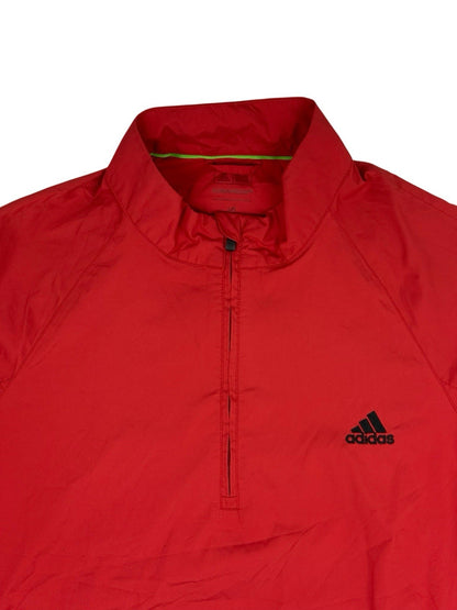 Adidas Retro Red 1/4 Zip Track Jacket Large