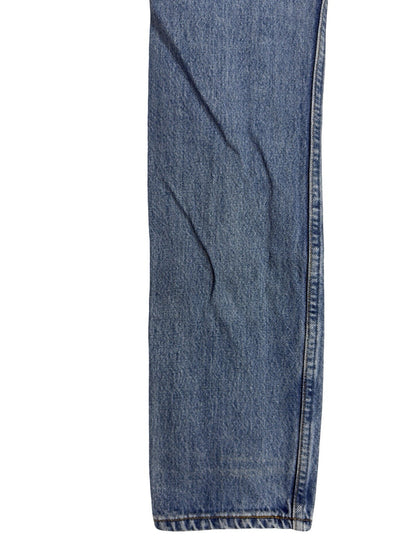 Levi's 501 Vintage Blue Straight Fit Women's Denim Jeans 25W 34L Made In USA