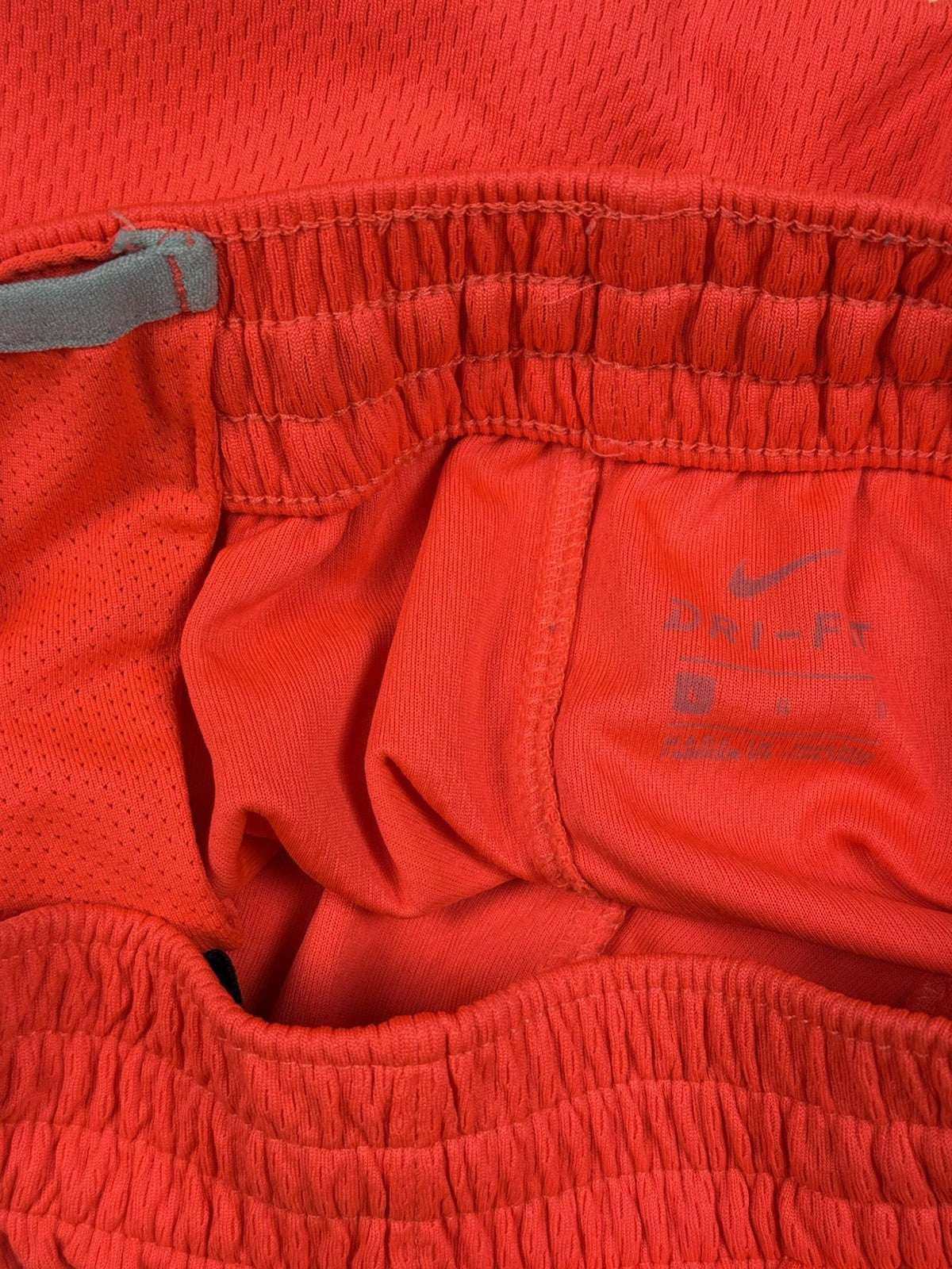 Nike Dri Fit Orange Polyester Training Running Shorts Large
