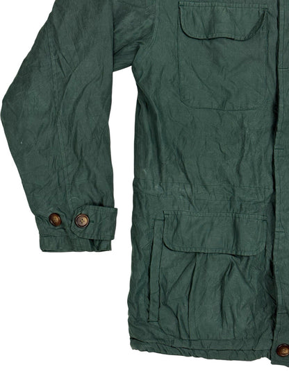 Chaps Ralph Lauren Green Retro Lined Heavy Jacket Medium