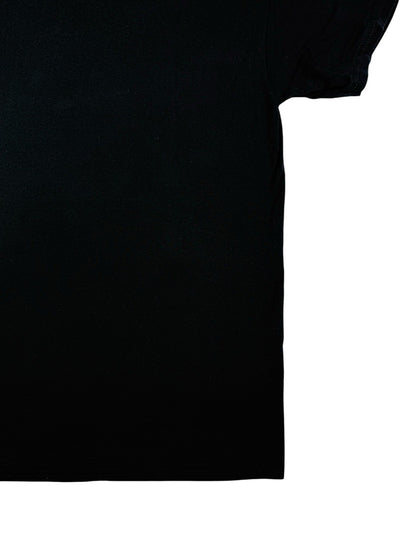 Nirvana Smiley Face Black Graphic Band Top Large