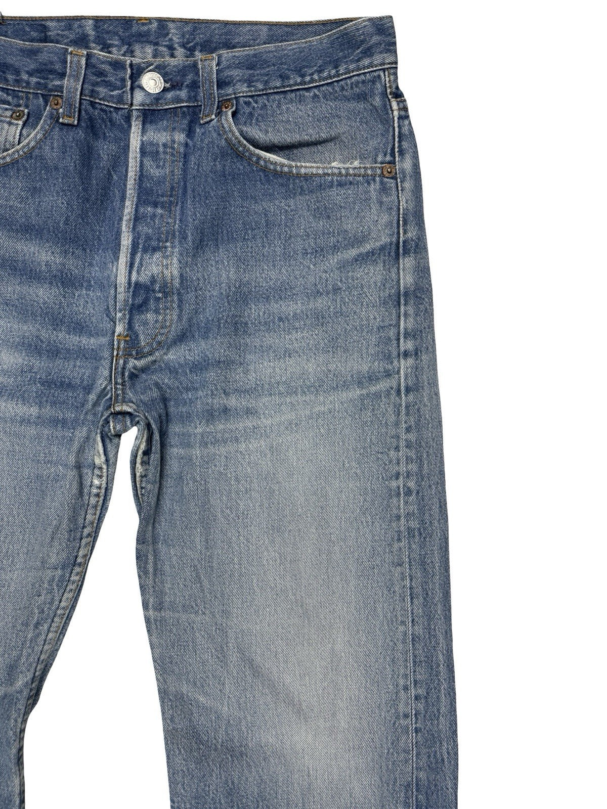 Levi's Blue Vintage 90's Straight Leg Denim Jeans 32W 34L Made in USA