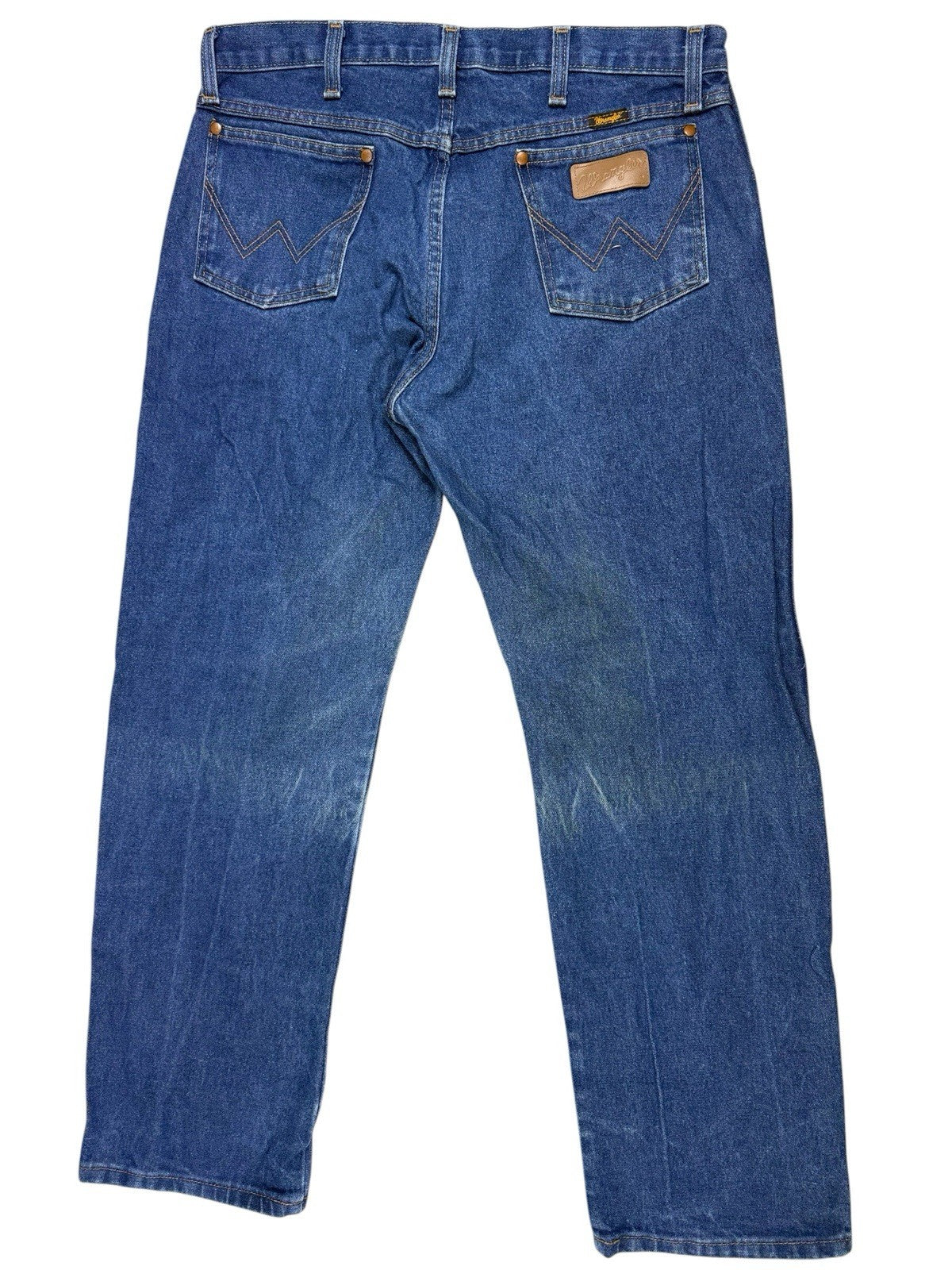 Wrangler 13MWZPW Blue Original Cowboy Cut Denim Jeans 34W 30L
