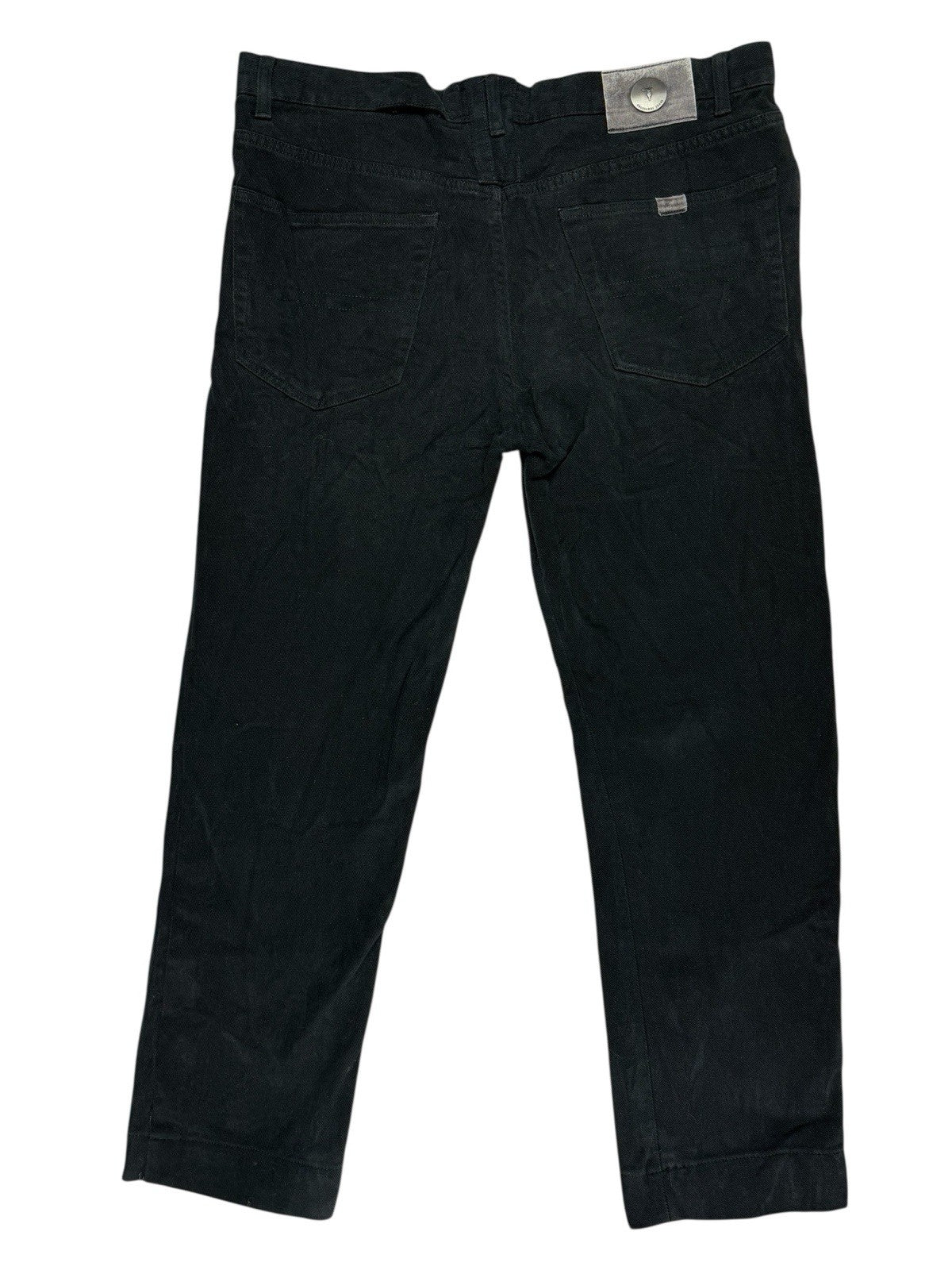 Trussardi Jeans Black Corduroy Jeans 37W 27L