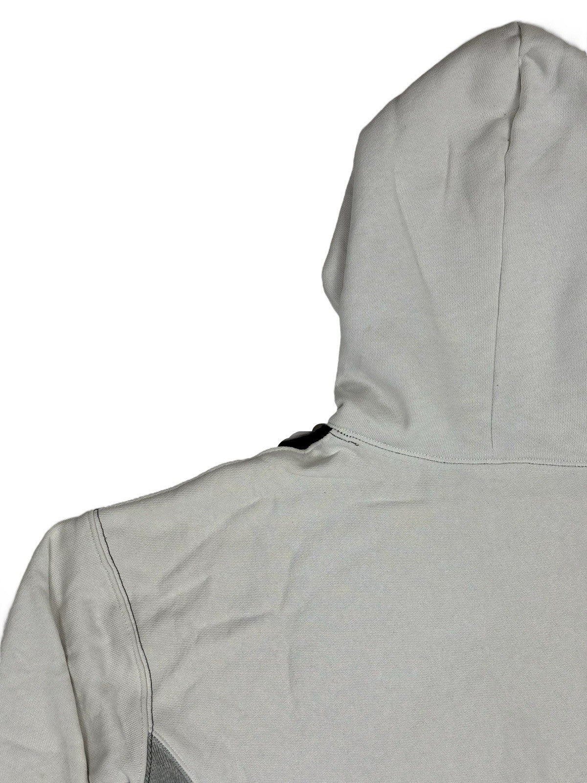 Champion Black Embroidered Colourblock Retro Hoodie Small