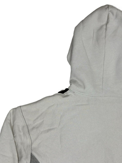 Champion Black Embroidered Colourblock Retro Hoodie Small