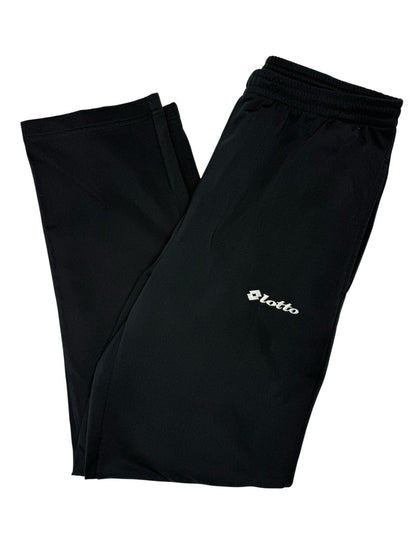 Lotto Black Vintage Tracksuit Bottoms Large