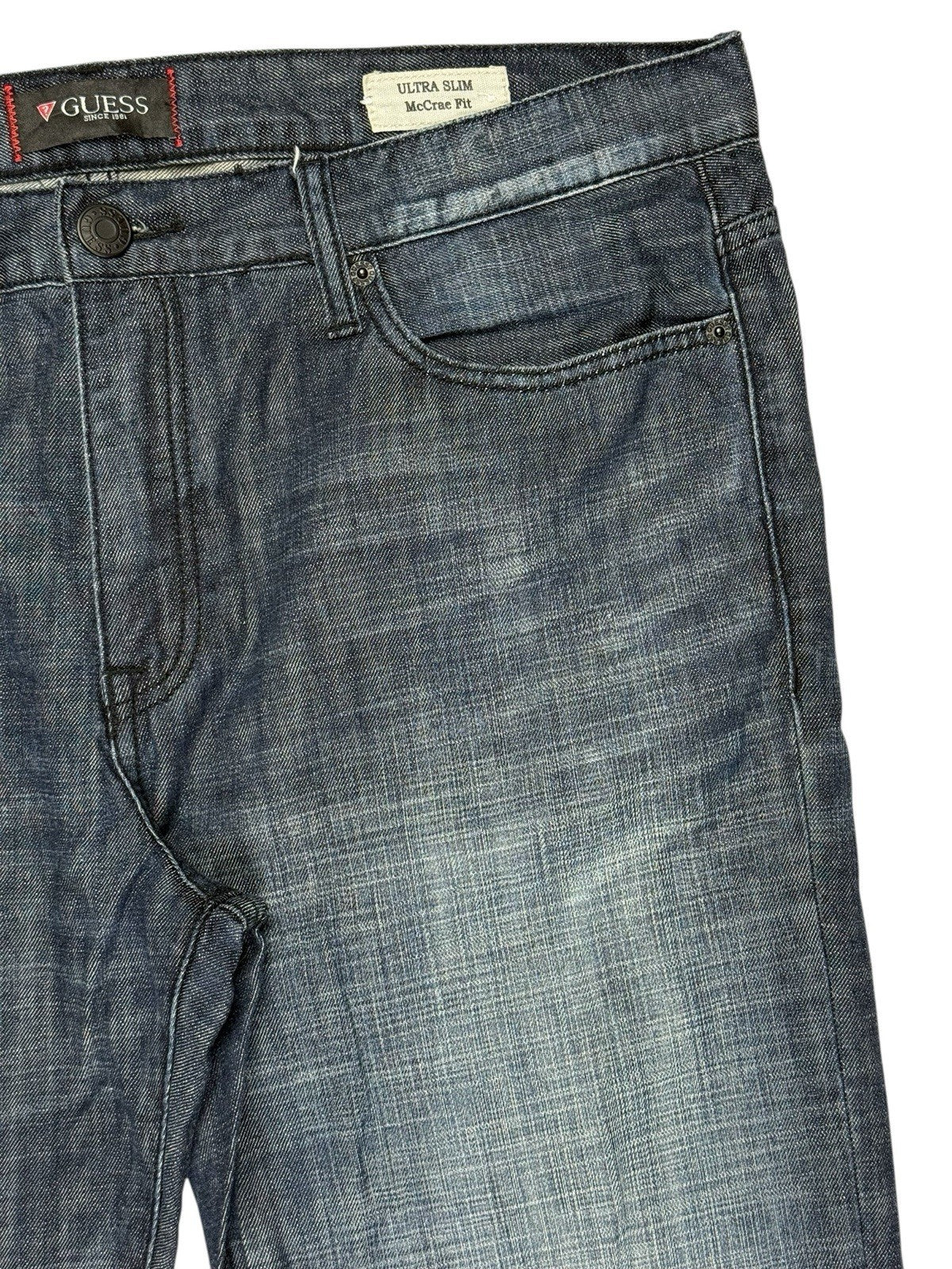 Guess Blue Denim Ultra Slim Jeans 36W 30L