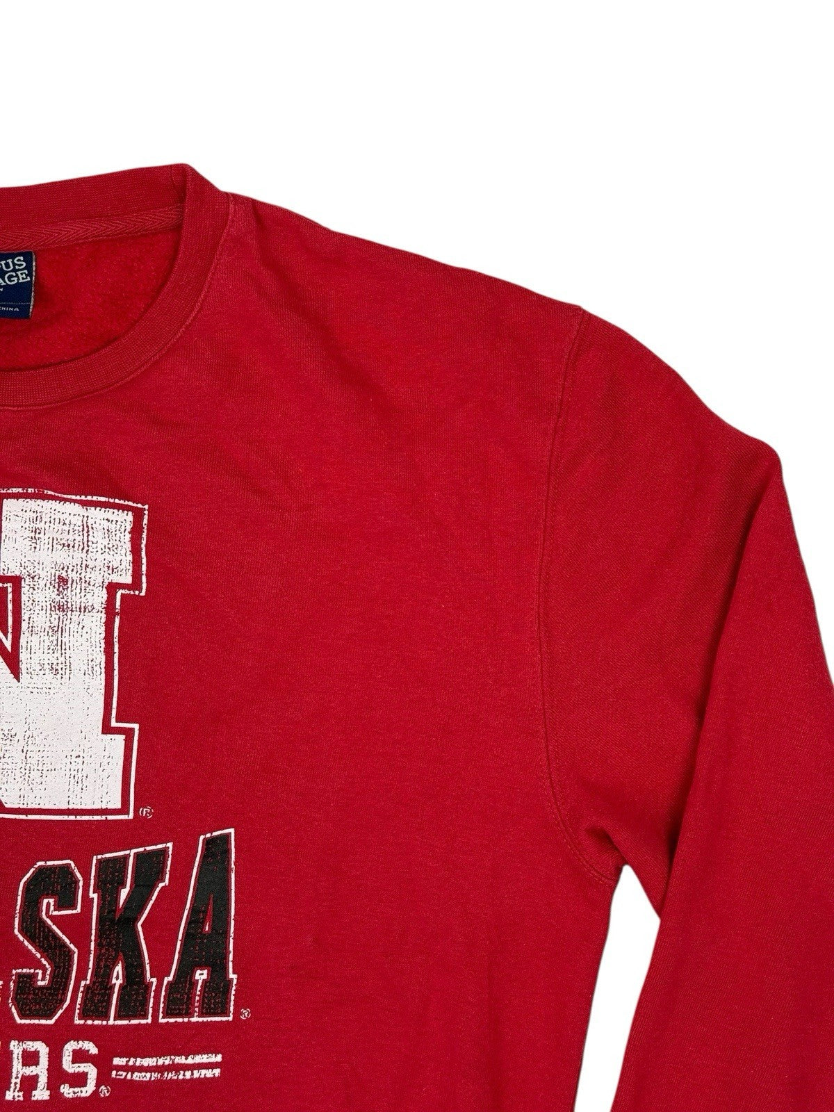 Nebraska Huskers Red Retro American College Football Jumper Medium