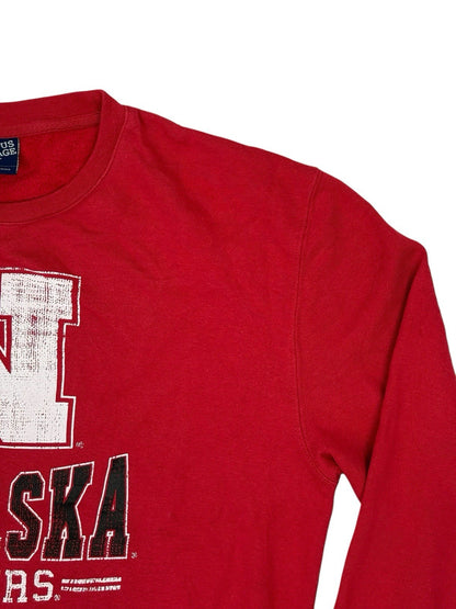 Nebraska Huskers Red Retro American College Football Jumper Medium