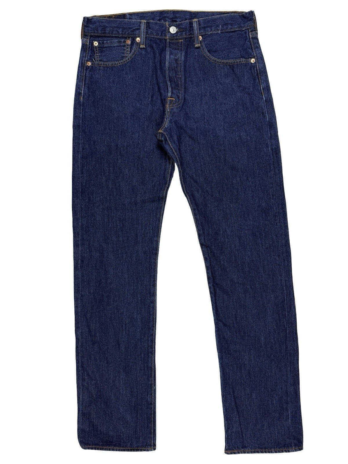 Levi's 501 Blue Denim Straight Leg Jeans 32W 32L