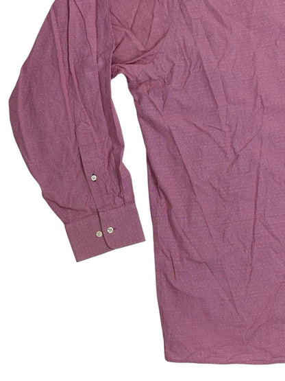 Tommy Hilfiger Pink Long Sleeve Collared Shirt 2XL Tall 19in Collar