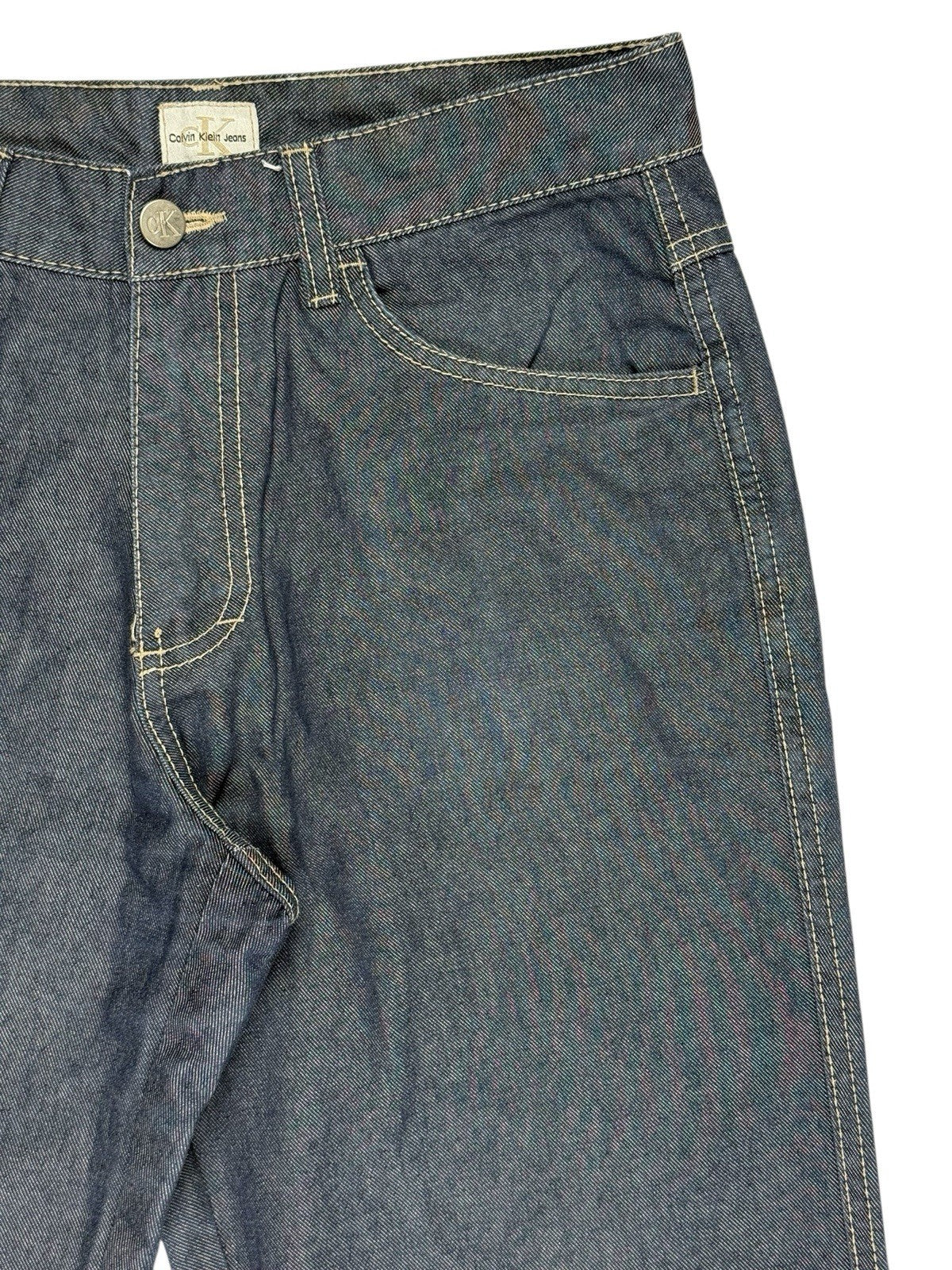 Calvin Klein Retro Blue Denim Jeans 28W 30L