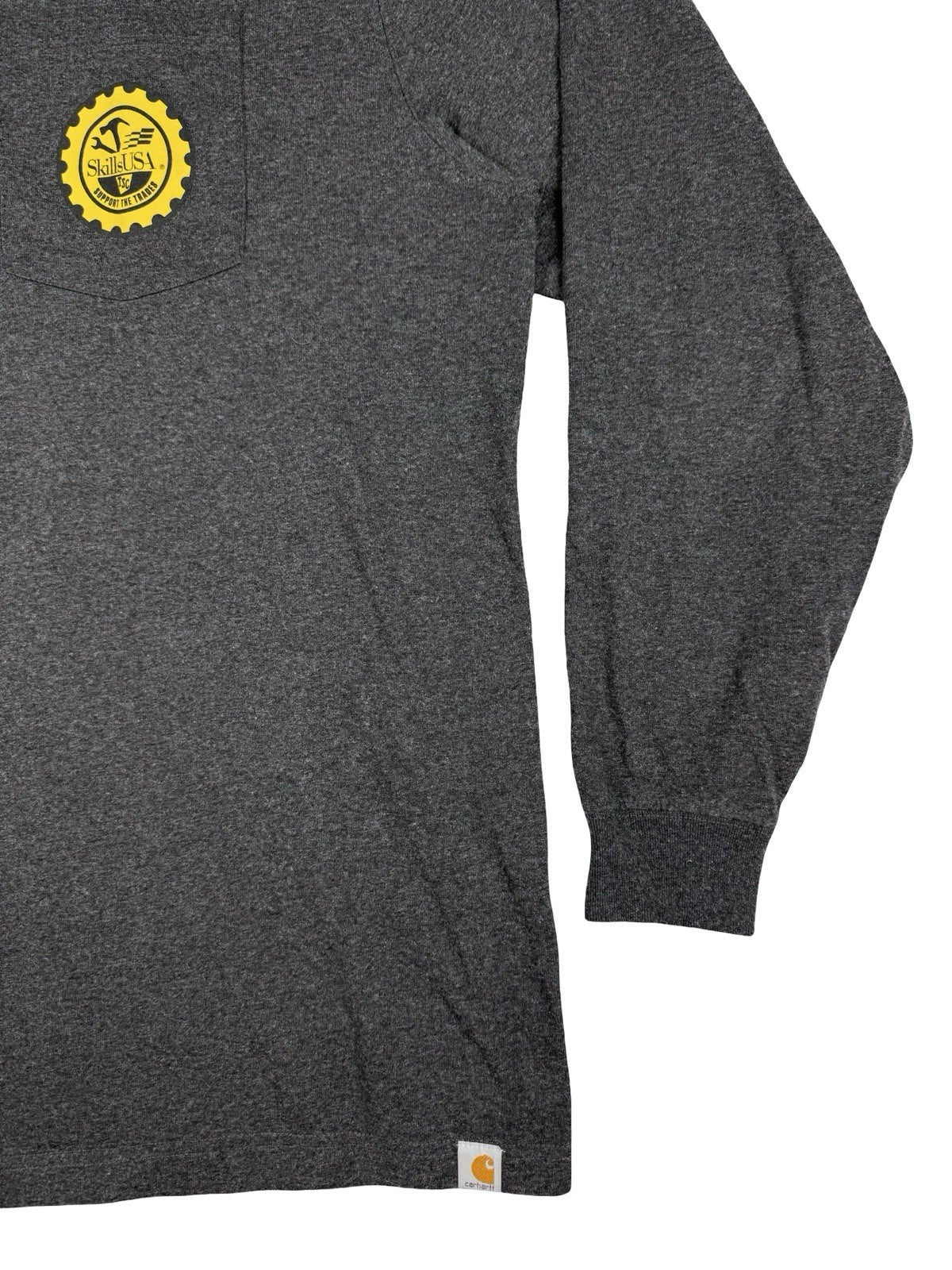 Carhartt Grey Skills USA Long Sleeve Support The Trades Top Loose Fit XL