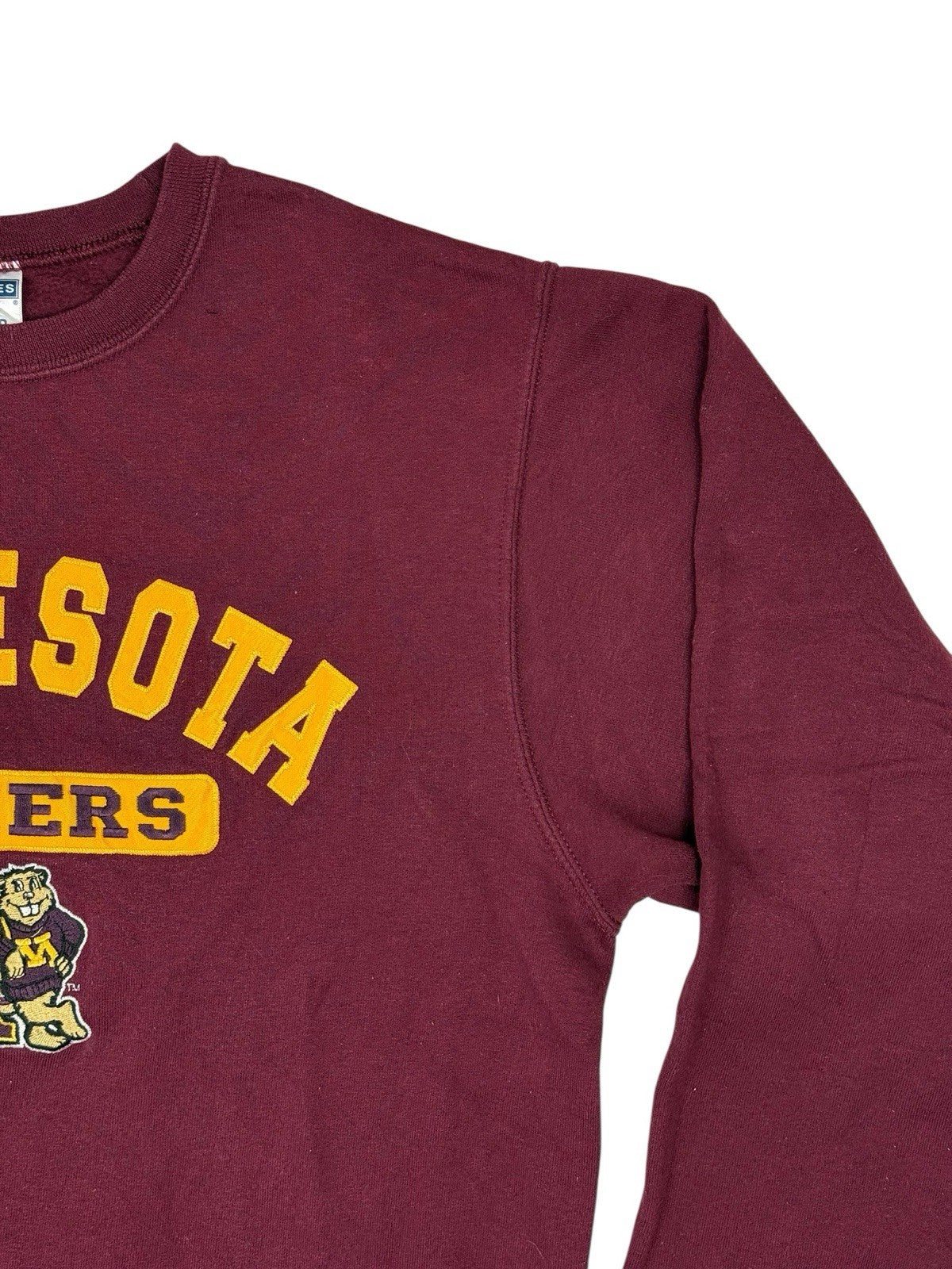 University of Minnesota Gophers Red Embroidered American College Jumper Small