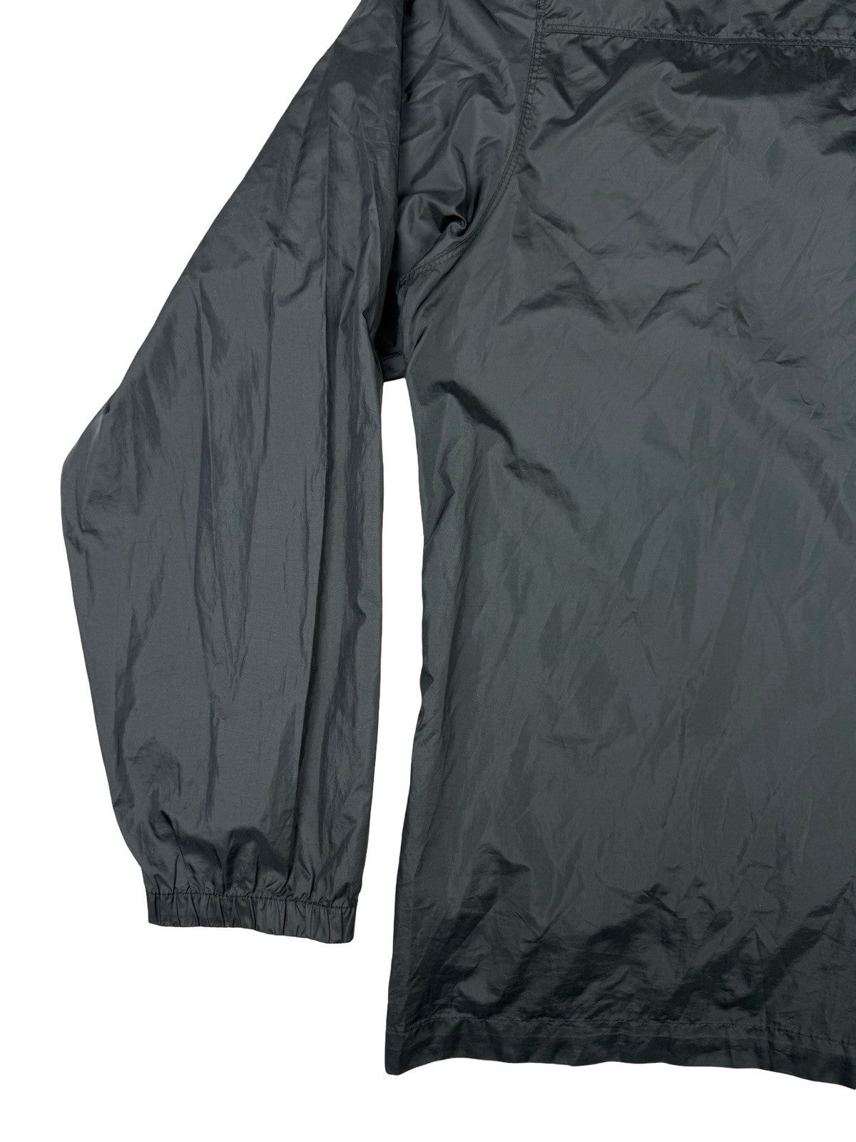 Columbia Grey Polyester Hooded Zip Rain Jacket XL