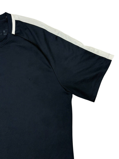 Nike Blue Dri Fit Polyester Mesh Top Large