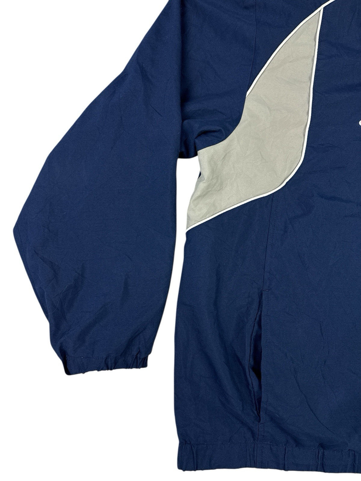 NFL New England Patriots Retro Blue Lined Jumper American Football Medium