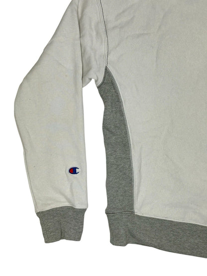 Champion Black Embroidered Colourblock Retro Hoodie Small